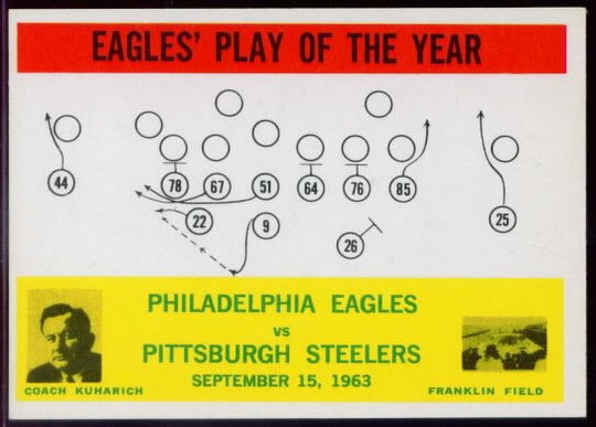 140 Philadelphia Eagles Play Card